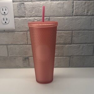 Pink Studded Starbucks Cup